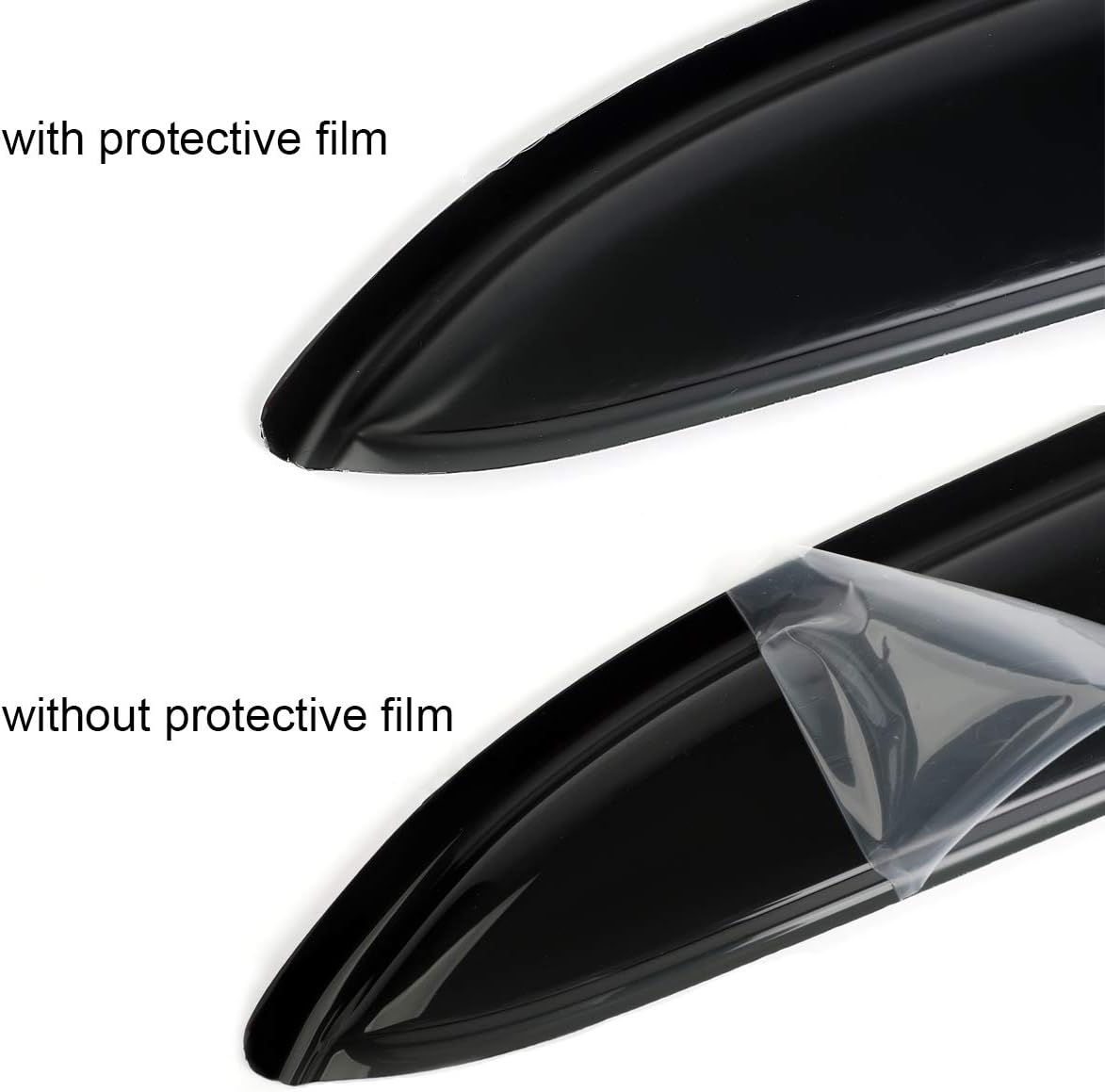 94719 Original Side Window Wind Deflector,4pc Outside Mount Style Nice Sun Rain Guards Set,Window Visor fit for 2000-2004 Nissan Xterra