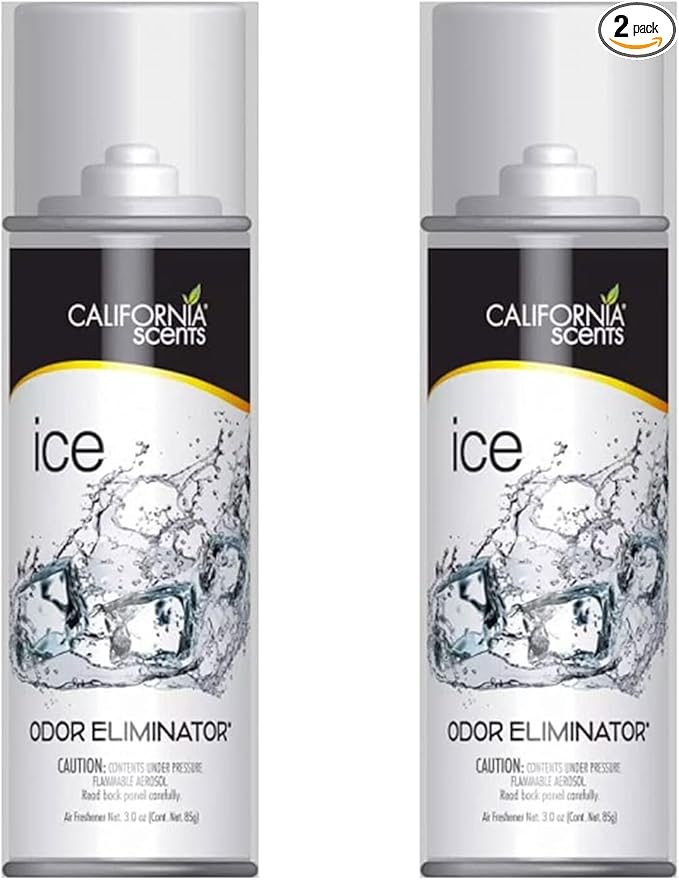 California Scents Car Fogger and Odor Eliminator (2 Packs, Ice)