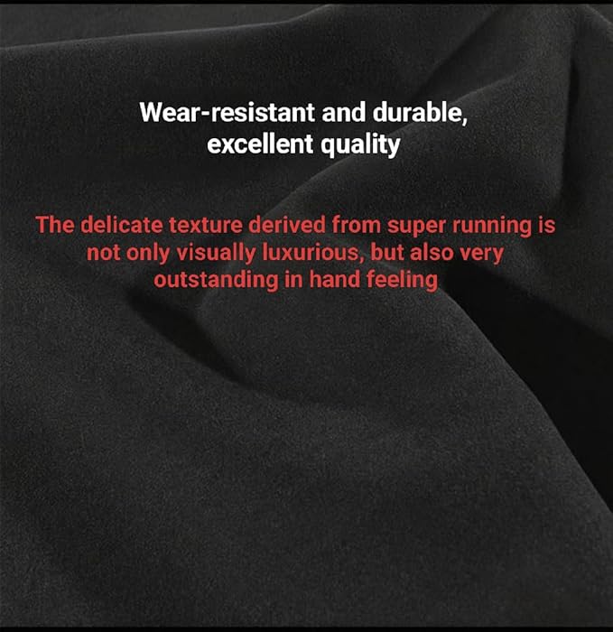 Steering Wheel Cover (Suede Leather), DIY Hand Sewn, Suitable for Both Men and Women, 15 inch Universal (Coffee Color)