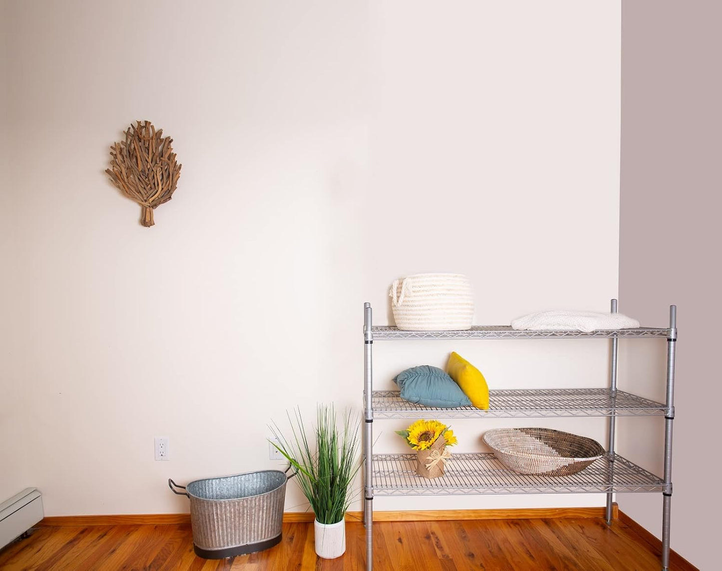 Omega 14" Deep x 60" Wide x 96" High 3 Tier Gray Starter Shelving Unit