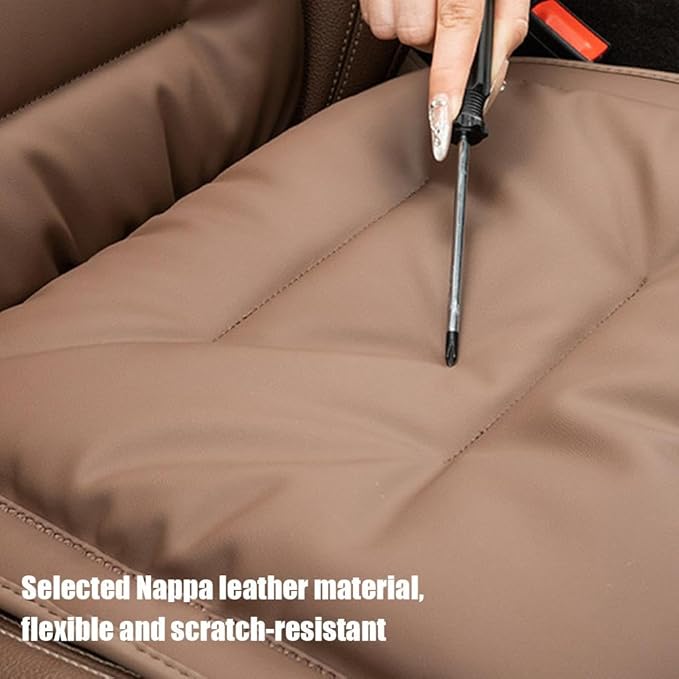 Car Seat Cushion, Livena Custom Pain Relief Car Seat Cushion, Soft Comfortable and Supportive Pad, Memory Foam Seat Pad for Car, Office Or Home Chair