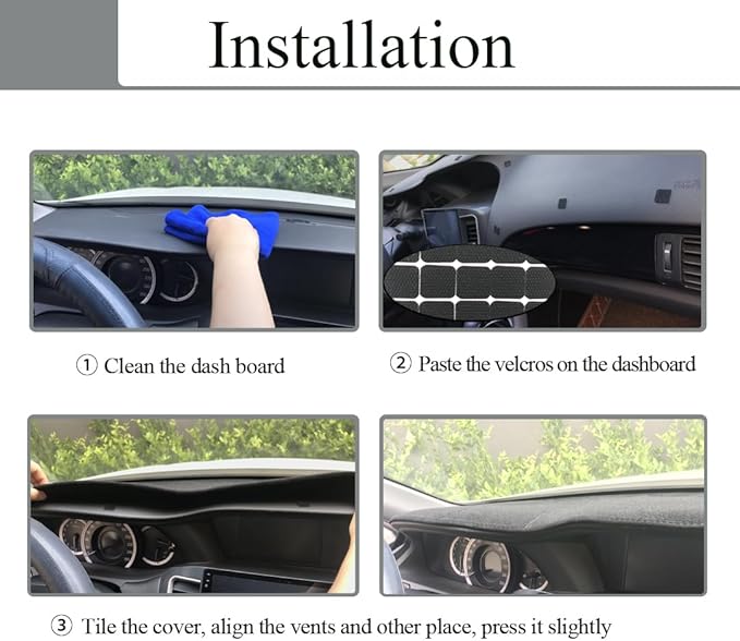 Dash Cover Mat Custom Fit for Buick Lesabre Without Head Up Display Dashboard Pad Cap Carpet Protector K270 (Darkgray)