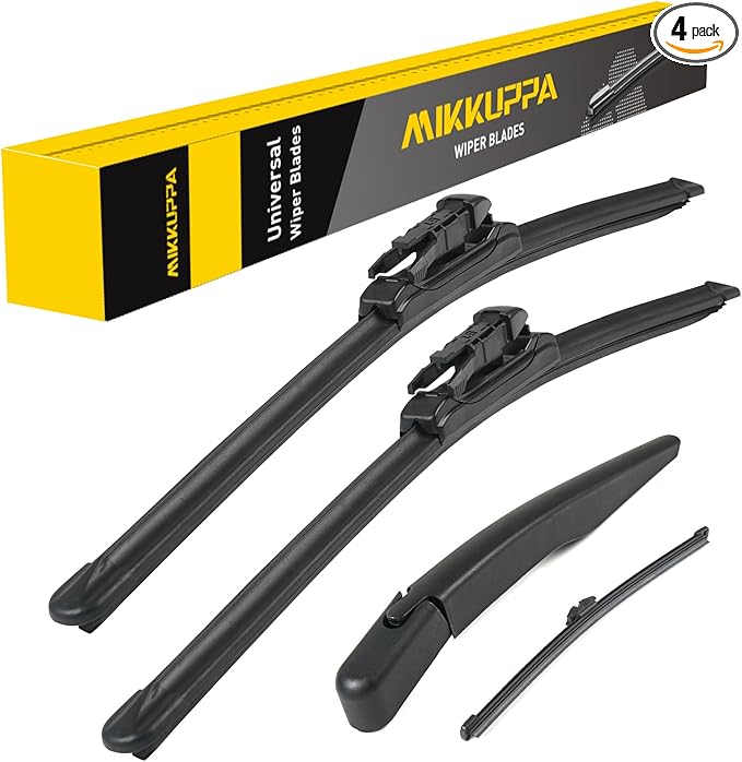 MIKKUPPA 28"/28"/13"/11" Windshield Wiper Blades Replacement for 2013-2019 Ford Escape - Original Factory Quality Front and Rear Wipers Blade Set for My Car - (Pack of 4)