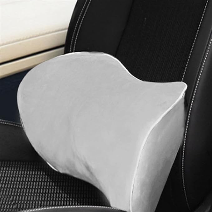 Lumbar Support Pillow for Car Seat, Mesh Office Chair Back Support Cushion, Ergonomic Back Pillows for Carseat,Office Chair,Desk,Wheelchair(Black-Waist)