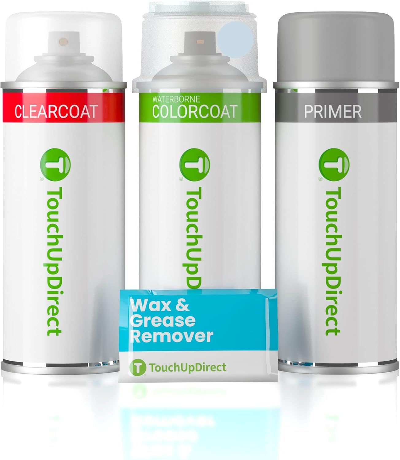 TouchUpDirect 781 Sea Glass Pearl Compatible with Toyota Exact Match Touch Up Paint Aerosol - Preferred Kit