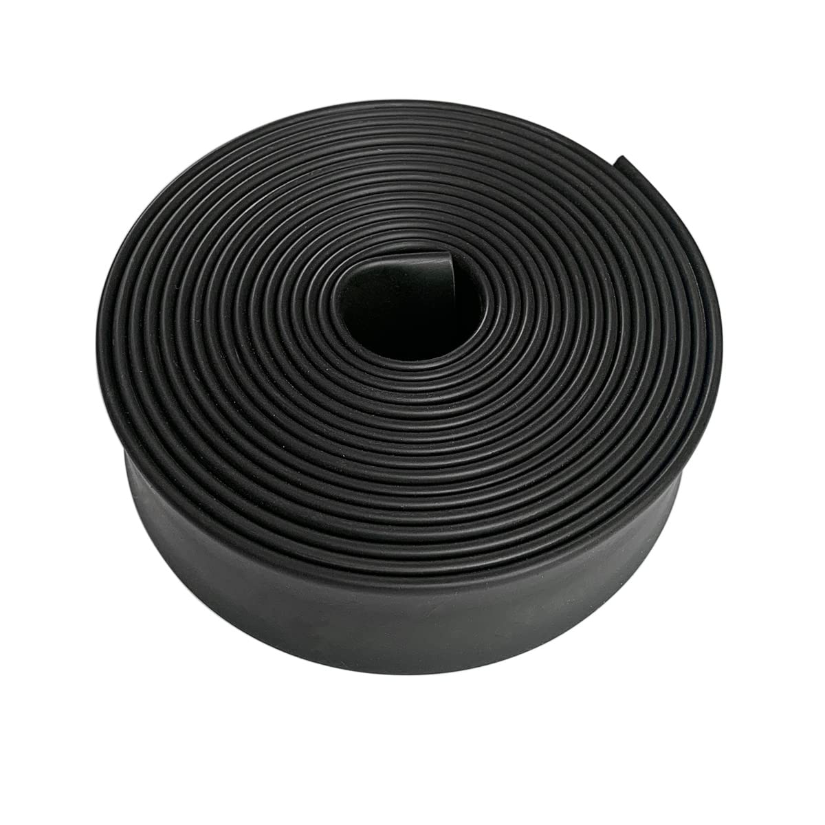3:1 Ratio Heat Shrink Tubing Roll Adhesive Lined Industrial Marine Grade Dual Wall Heat Shrink Tube Waterproof and Sealed Black (1-1/4 inches(30 mm), 30 Feet)