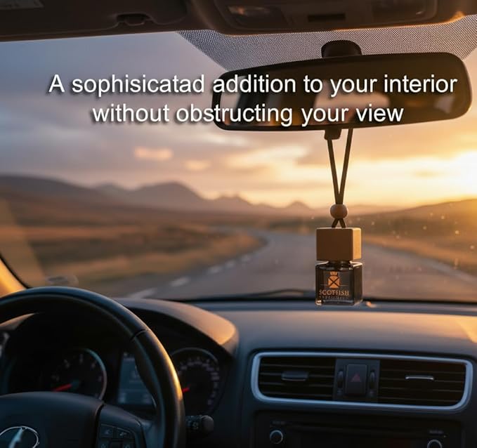 The Accord 1328 | Fresh Tea. Clean Spice. Transparent Woods | 10ml Executive Car Diffuser | A Strong, Long-Lasting Scent | Luxury Car Perfume | Gift