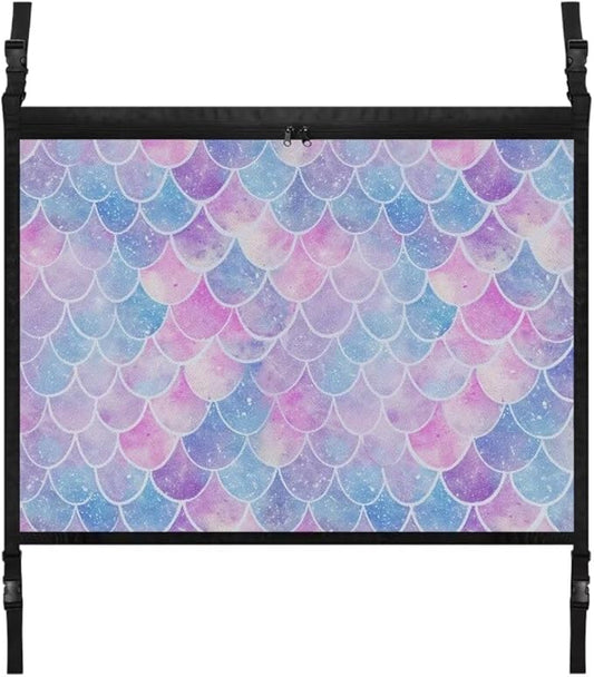 Blue-Purple Scales Car Roof Storage Bag Car Roof Seat Organizer All Car Storage Organizers Inner Car Accessories Compatible with Most Vehicles