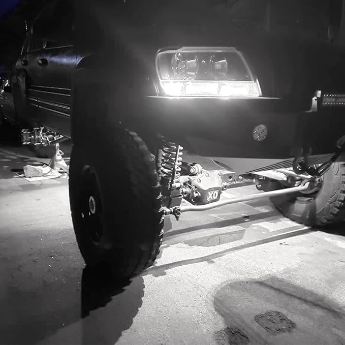 SUNPIE White Rock Lights, 20 Pods LED Rock Lights Underglow kit IP67 Waterproof Underglow Light kit for Trucks Car Jeep ATV UTV SUV Pickup Off Road RZR Under Body Glow Light Trail Lighting