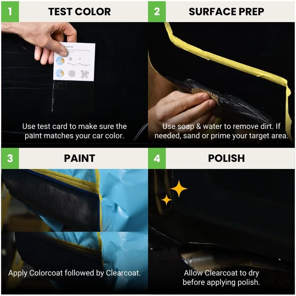 TouchUpDirect 8W2 Cavalry Blue Compatible with Toyota Exact Match Touch Up Paint Aerosol - Platinum Kit