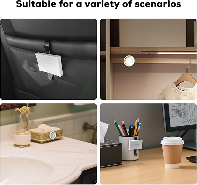 Car Air Freshener Small Gypsum Aromatherapy Diffuser New Smell Set Clean Ingredients Car Odor Eliminator Long Lasting Scent Auto Accessories with Metal Clip (Circular, 3 PCS)
