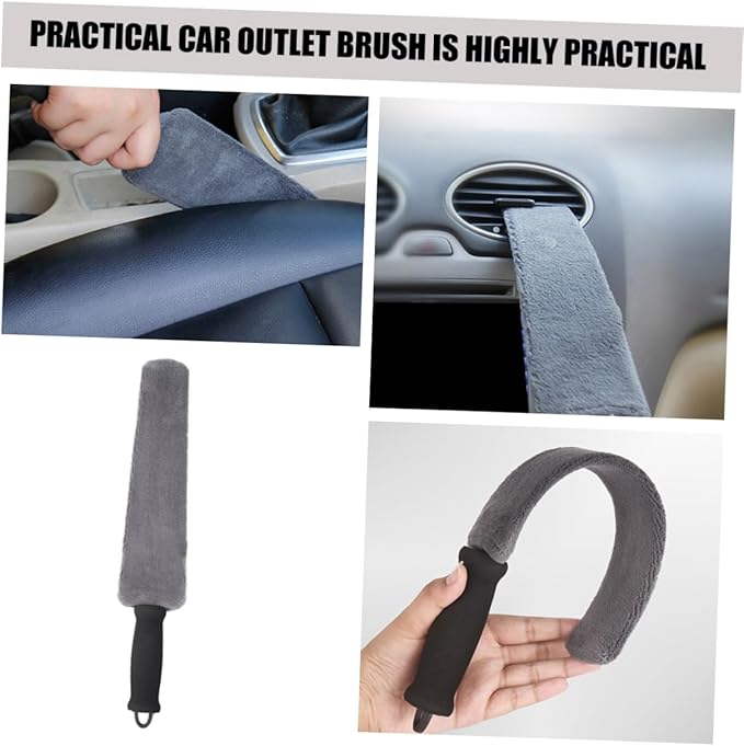 Zerodeko Car Air Conditioner Cleaning Brush Duster Interior Car Brush Cleaner Car Cleaning Automotive Mini Dust Brush Scrubber Car Air Vent Cleaner Car Detail Brush Cleaning Brushes