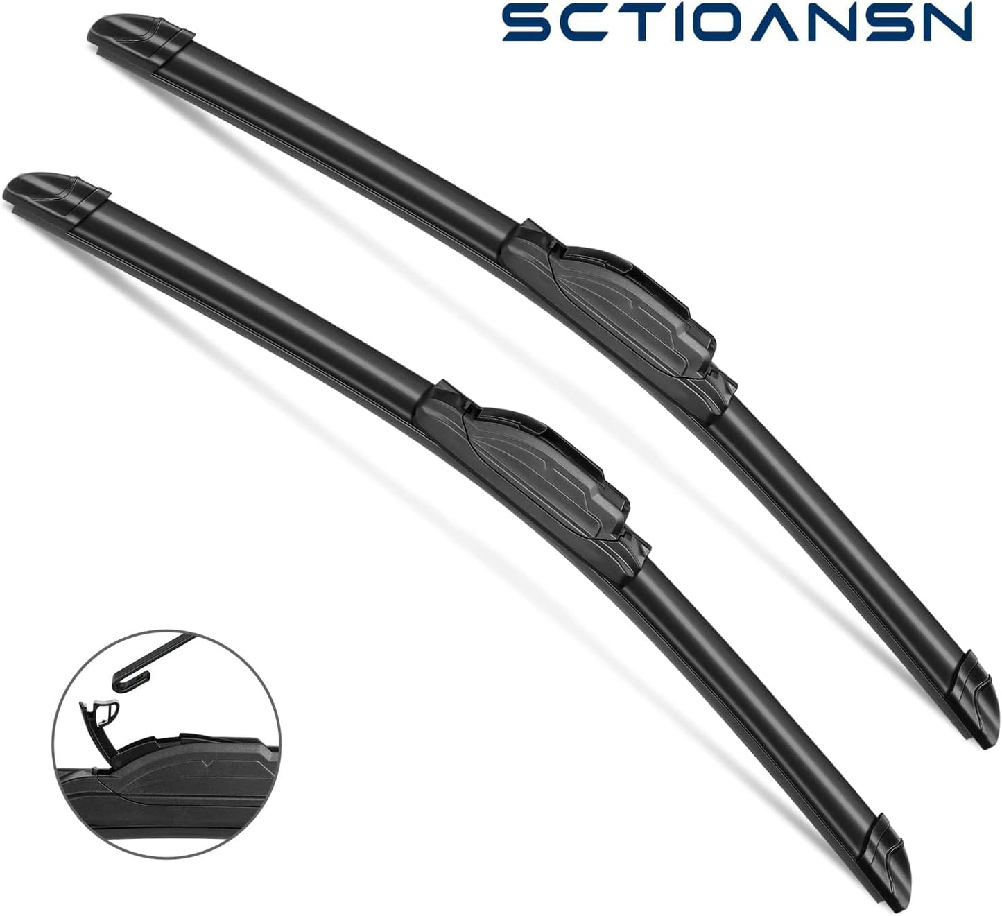 3Pcs Windshield Wipers for Dodge Grand Caravan 1996-2007,Chrysler Town & Country 1996-2007, Windshield Wiper Blades Original Equipment Replacement Front and Rear- 28"/28"/16" (Pack of 3) J- HOOK