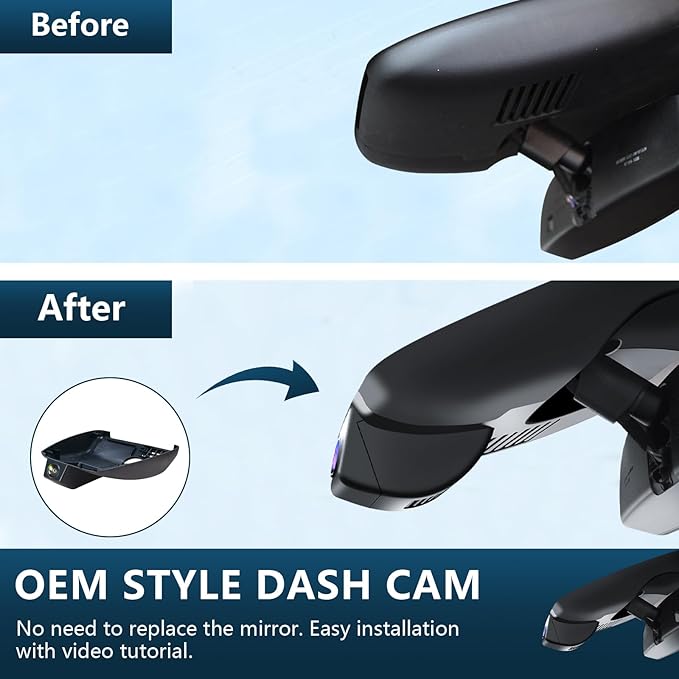 Mangoal 4K Dash Cam Custom fit for Mazda 3 2019 2020 2021 2022 2023(Model A), UHD 2160P Video, Free App & WiFi, 64GB Card