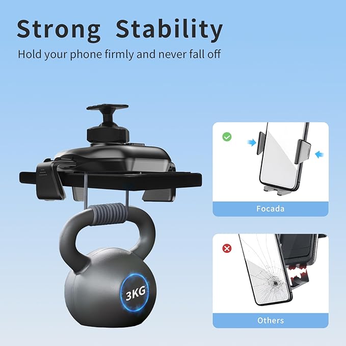 Car Phone Mount for Toyota RAV4 2013–2018,Vehicle-Specific Dashboard Phone Holder,Stable Clip Design,Hands-Free 360° Rotating Adjustable Phone Mount,No Adhesive Required,RAV4 Interior Accessories