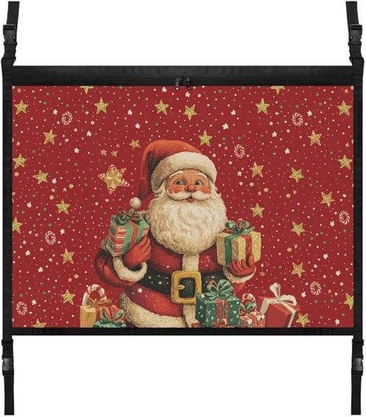 Santa Claus Star Car Roof Storage Bag Hanging Car Storage Bag All Car Storage Organizers Large Capacity Can Hold Mobile Phone, Wallet