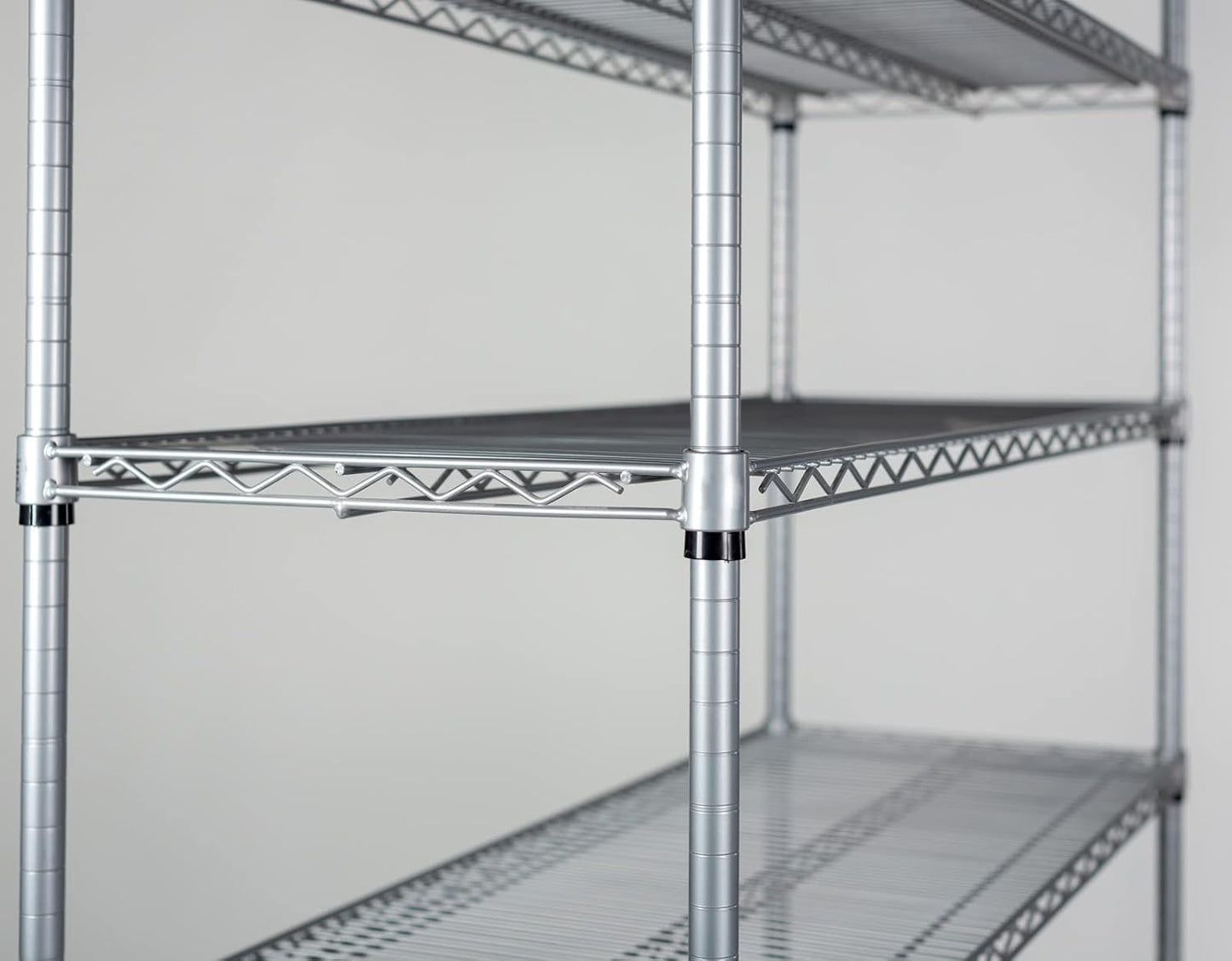 Omega 18" Deep x 72" Wide x 74" High 3 Tier Gray Starter Shelving Unit