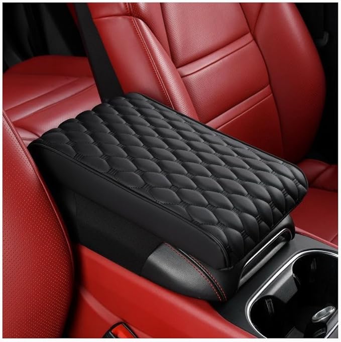 Auto Armrest Cushion Pads for Acura NSX(2001-2005) Accessories Car Centre Console Armrest Pad Durable Material and Easy to Clean-is Waterproof and Anti-Scratch