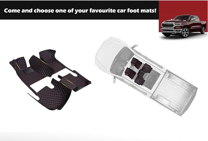 Yaruicar Custom Personalized Floor Mats for Cars Luxury Full Coverage All Car Floor Mats Anti-Slip Leather Car Mat Set Trucks & SUVs Trucks Automotive Floor Mats Liners (Green)