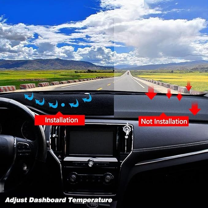 Dash Cover Custom Fit for 1997-2000 Chevy Chevrolet Silverado/GMC Sierra C1500 C2500 C3500 K1500 K2500 K3500, 1997-1999 GMC Yukon/Chevy Tahoe, Dashboard Cover Mat Pad(97-99 Maroon)