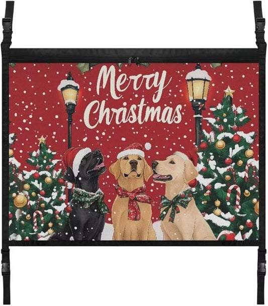 Christmas Puppy Car Roof Storage Bag Car Seat Back Hanging Bag Multi-Purpose Car Bag Storage Box Organizer Pouch Pocket Inner Car Accessories Compatible with Most Vehicles