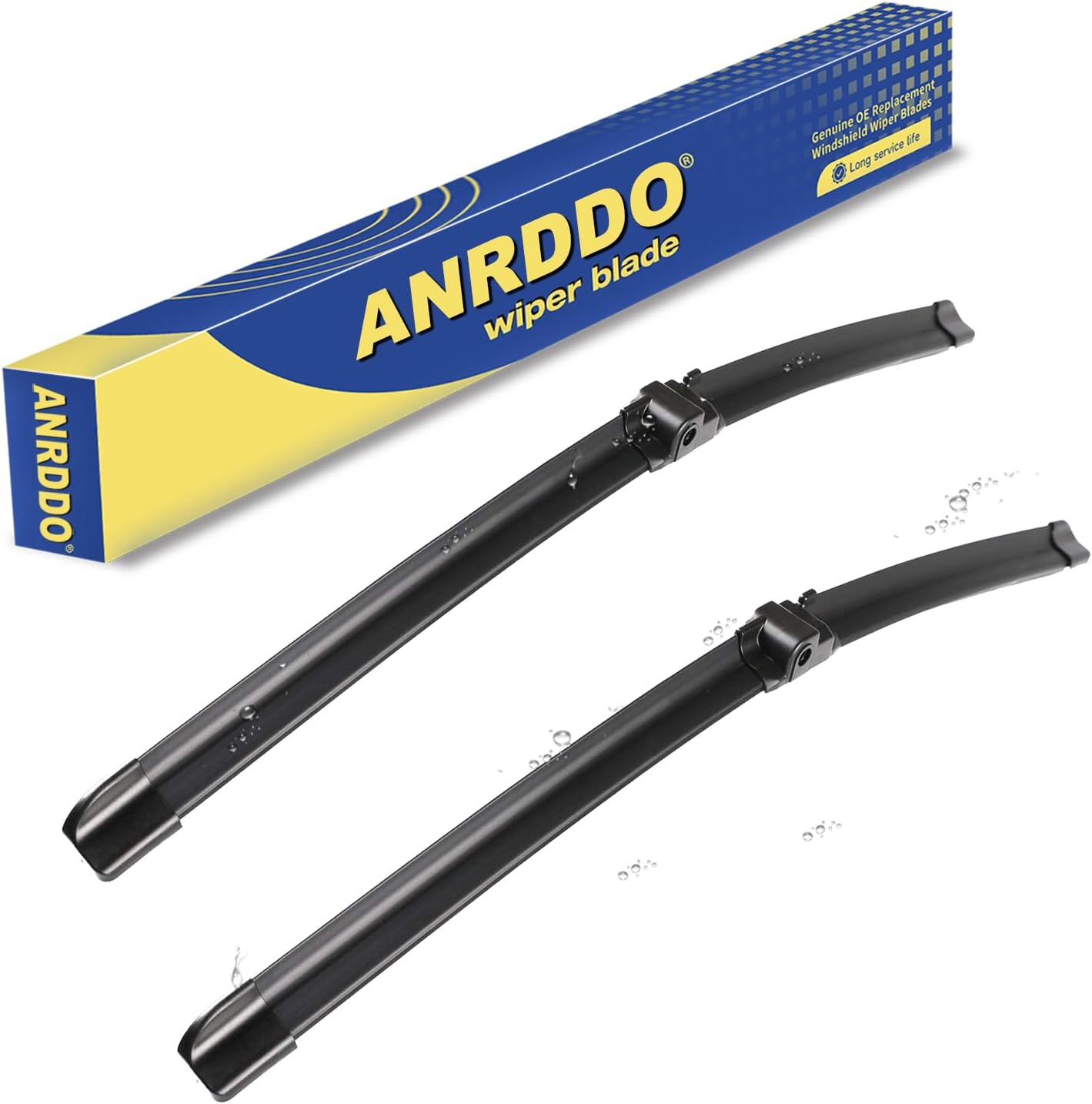 Wipers Factory Replacement for MBZ W207 W212 E350 E400 E550 E63 AMG W204 Class C250 C300 C350 C63 AMG W218 C218 CLS550 CLS63 AMG Original Equipment Wiper Blades Set 24"+24"(Set of 2)