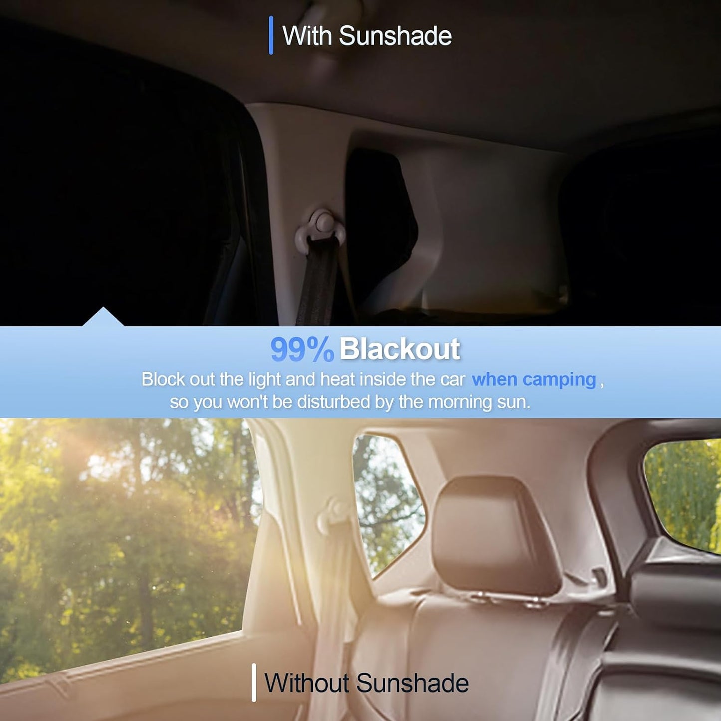 8pcs Car Window Shades for Nissan Rogue 2021-2024 2025(NOT Rogue Sport) Accessories,Windshield Side Rear Full Sunshade,Sun Visor UV Blocking, Privacy Protection and Blackout for Camping Outdoor