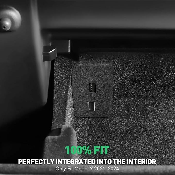 Glove Box Docking Station for Tesla Model Y USB Shunt Hub Docking Station Central Control Expander Glove Box Docking Docking for Tesla Model 3/Y Highland (M3 Highland My Juniper)