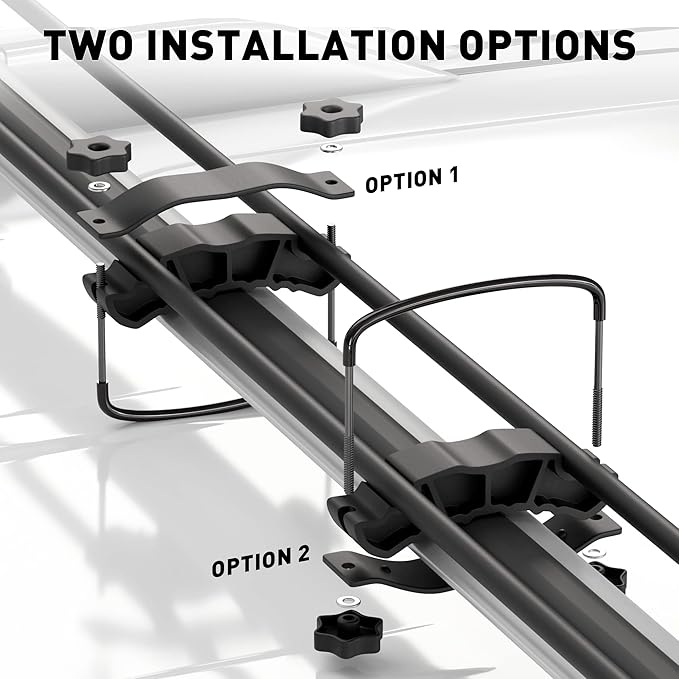 WILDROAD Car Roof Platform, Universal Roof Flat Rack 48" x 47" x 1.3" Heavy Duty Roof Rack Platform with Super Duty Bungee Cargo Net, Ratchet Straps and Anti-Rust Sealant Fits for SUV Truck Cars