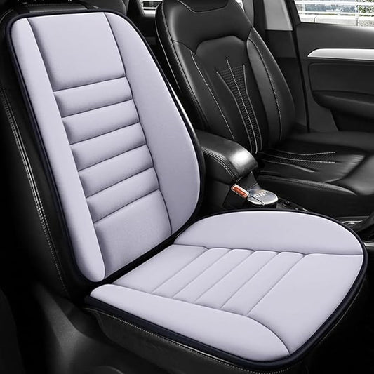 ‌Car Seat Cushion Back Support Pillow for Toyota Fj Cruiser 2007-2014, Ergonomic Pain Relief Cushion, Memory Foam Lumbar Support for Driving, Adjustable & Washable Auto Pad, Gray