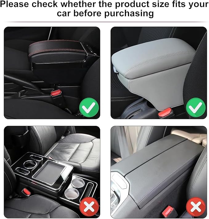 Car Armrest Cover for BMW M440i 2020 2021 2022 2023 2024 2025 2026, Center Console Cover Mat Armrest Seat Box Cover Cushion Console Pad Interior Accessories,C