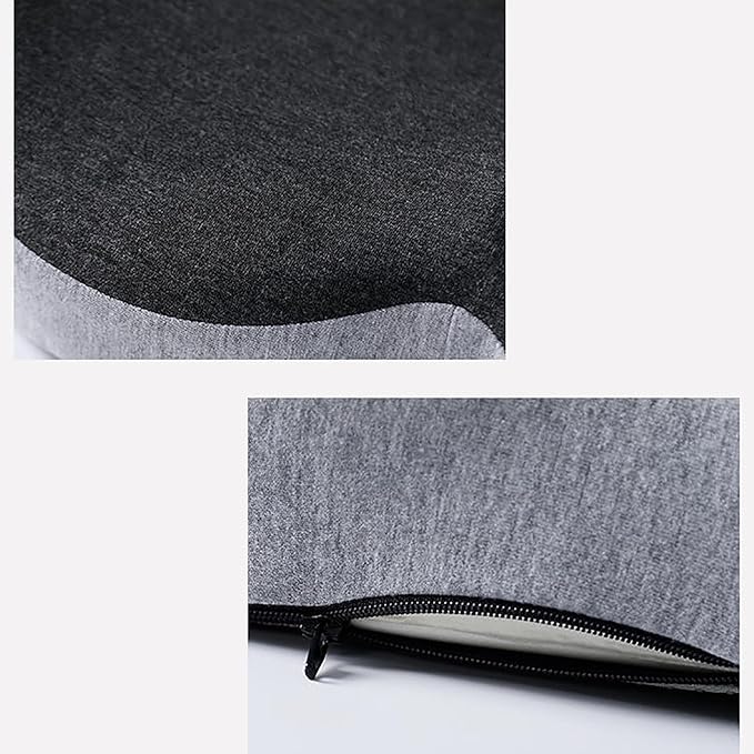 Back and Seat Cushion, Car Seat Cushion for Cars with Lumbar Support,Seat Cushion for Truck Driver, Ergonomic Memory Foam Non Slip Seat Skin with Back Support for Office Chair, Car Seat(C Type)