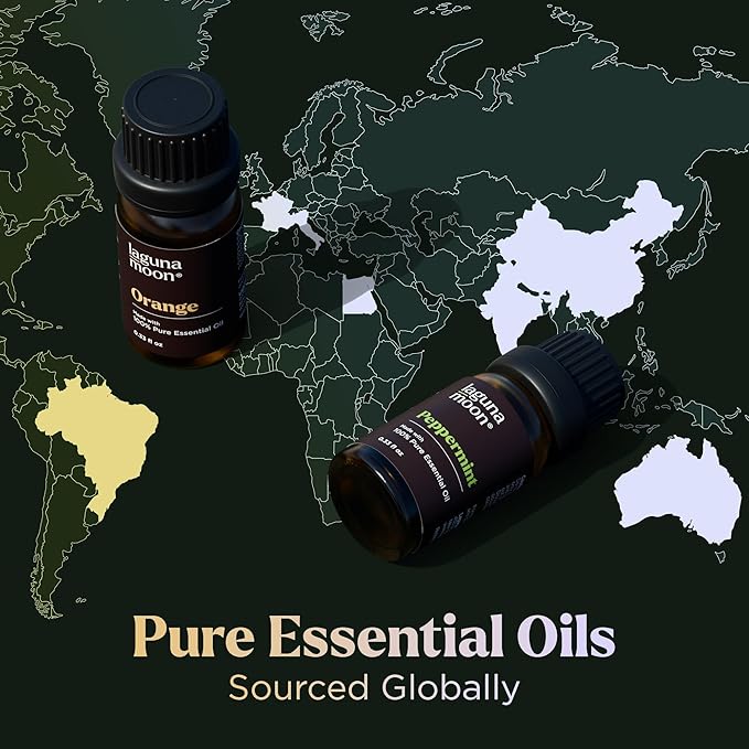 Essential Oils Set - 16 Pcs Premium Grade Home Essentials Oils - for Diffusers, Fragrance, Scents for Candle Making - Natural Aromatherapy Oils for Cars & Home Products, Room Sprays