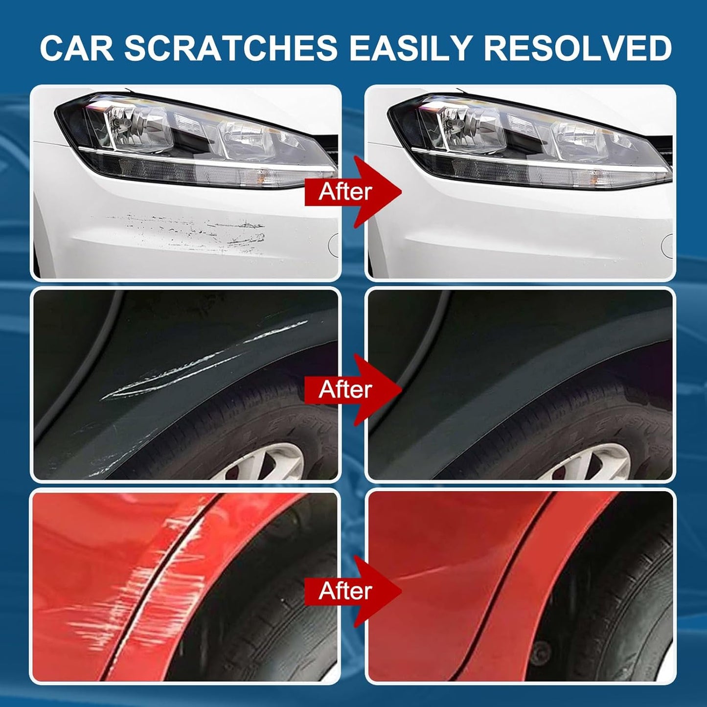 Alpine White (300) Touch Up Paint for BMW-Exact Match 2 in 1 touchup Paint Pen for Chips and Nicks Repair Car Paint Scratch Repair Kit