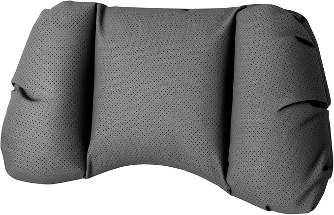 Car Neck Pillow & Lumbar Support for MINI F56 2022-2024 Ergonomic Breathable Mesh Auto Seat Back Cushion Headrest,Black-Lumbar Support