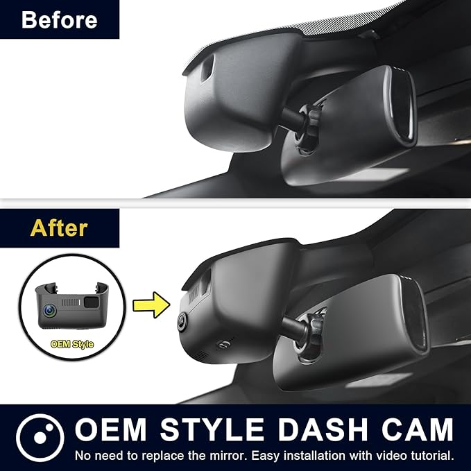 Mangoal 4K Dash Cam Custom Custom Fit Jeep Grand Cherokee 2016 2017 2018 2019 2020 2021 & Grand Cherokee WK 2022 (Model A),Check Model Carefully,Limited Trailhawk Overland,UHD 2160P Video,128GB Card