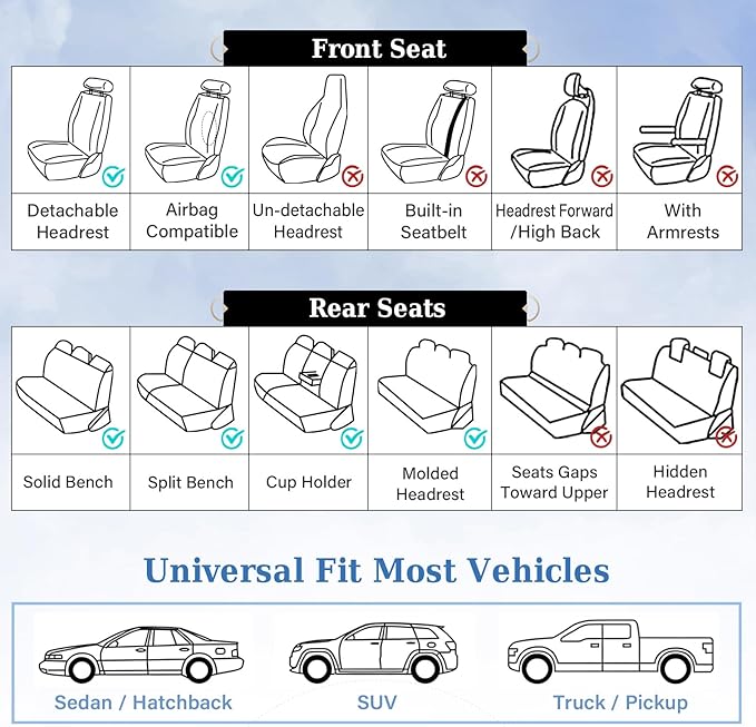 Coverado Seat Covers Front Seats, 2-Pack Luxury Diamond Leather Car Seat Cover, Sports Carbon Fiber Design Waterproof Car Seat Protector, Black Pink Automotive Seat Covers Universal Fit Most Cars