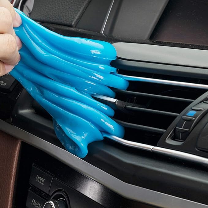 Car Cleaning Gel for Aston Martin Vanquish 2001 2002 2003 2004 2005 2006 2007 2016 2017 2018, 200g × 2 Pack Car Interior Cleaner Slime, Auto Detailing Tools, Auto Dust Car Crevice Cleaner