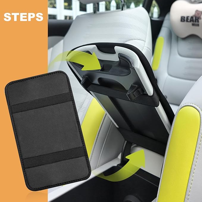 Car Center Console Cover,Nebula Galaxy Auto Center Console Pad,Armrest Cover Protector for Vehicle SUV Truck Car