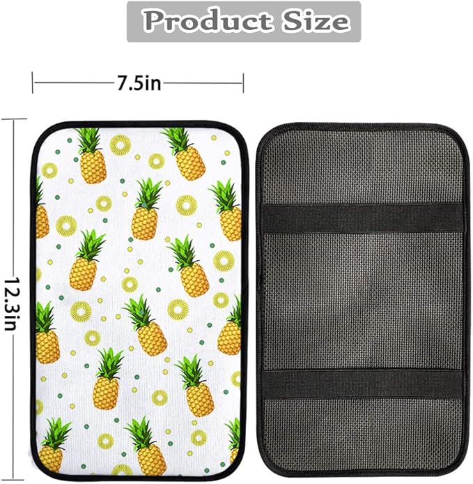 Dreaweet Customized Design Auto Center Console Pad, Neoprene Center Console Cover for Car SUV Sedan SUV Console Armrest Lid Cover for Men Women Decor Accessories