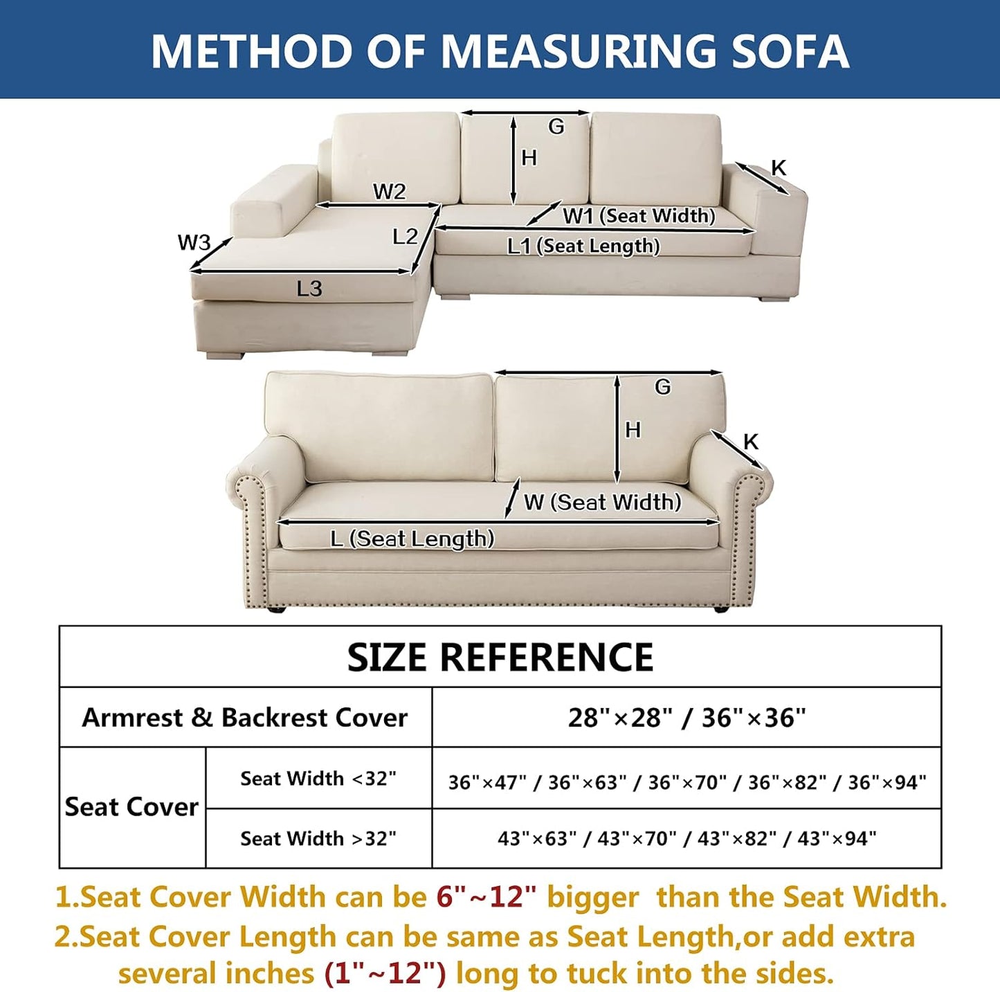Eismodra Couch Cover,Sectional Couch Covers,Sofa Covers for 3 Cushion Couch,Anti-Slip Sofa Slipcovers for Dogs Cats Kids Loveseat Recliner L Shaped Armrest Backrest,Brown 36''x63''(Only 1 Piece)