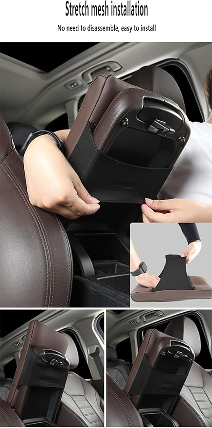 Car Armrest Cover Pad for Mazda CX-30 2020–2025 Premium Leather Center Console Armrest Cushion Pad Anti-Scratch Waterproof Auto Interior Accessories White Style