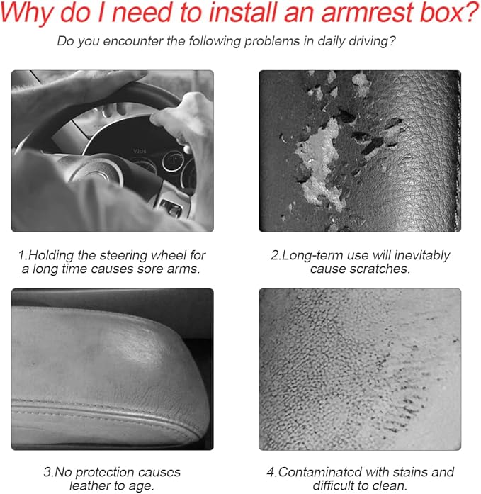 Furry Auto Center Console Cover Pad, 11.8"x7.8" Soft Sheepskin Wool Armrest Cushion, Fluffy Vehicle Armrest Seat Box Protector, Car Interior Accessories for Women Men (Deep Pink)