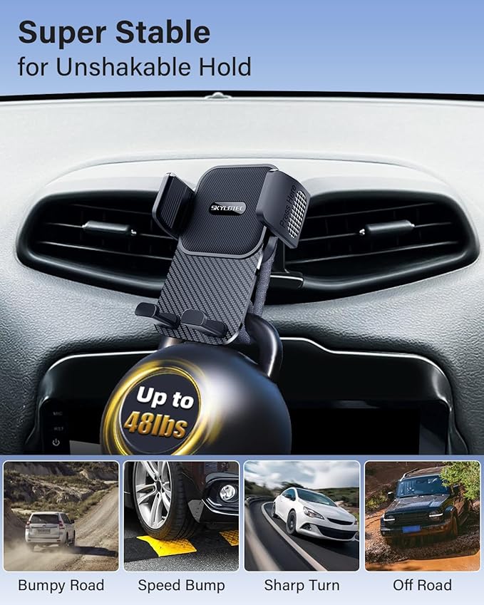 SKYLOTEC Car Phone Holder for Toyota Corolla 2020-2025/Corolla Cross Hybrid Hatchback 2022-2025 Accessories Automobile Cradles Phone Mount, Cell Phone Base Not Block Air Vent