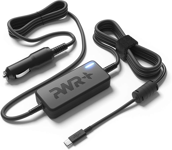 USB-C CAR Charger for Dell Latitude 5420 3520 5520 5510 7320 7520 7410 7420 9520 9510 Chromebook 3100 XPS 9370 9570 Pro 14 16 Plus Laptop DC Adapter 90W 65W 45W - UL Safety Long Power Cord Fast Charge