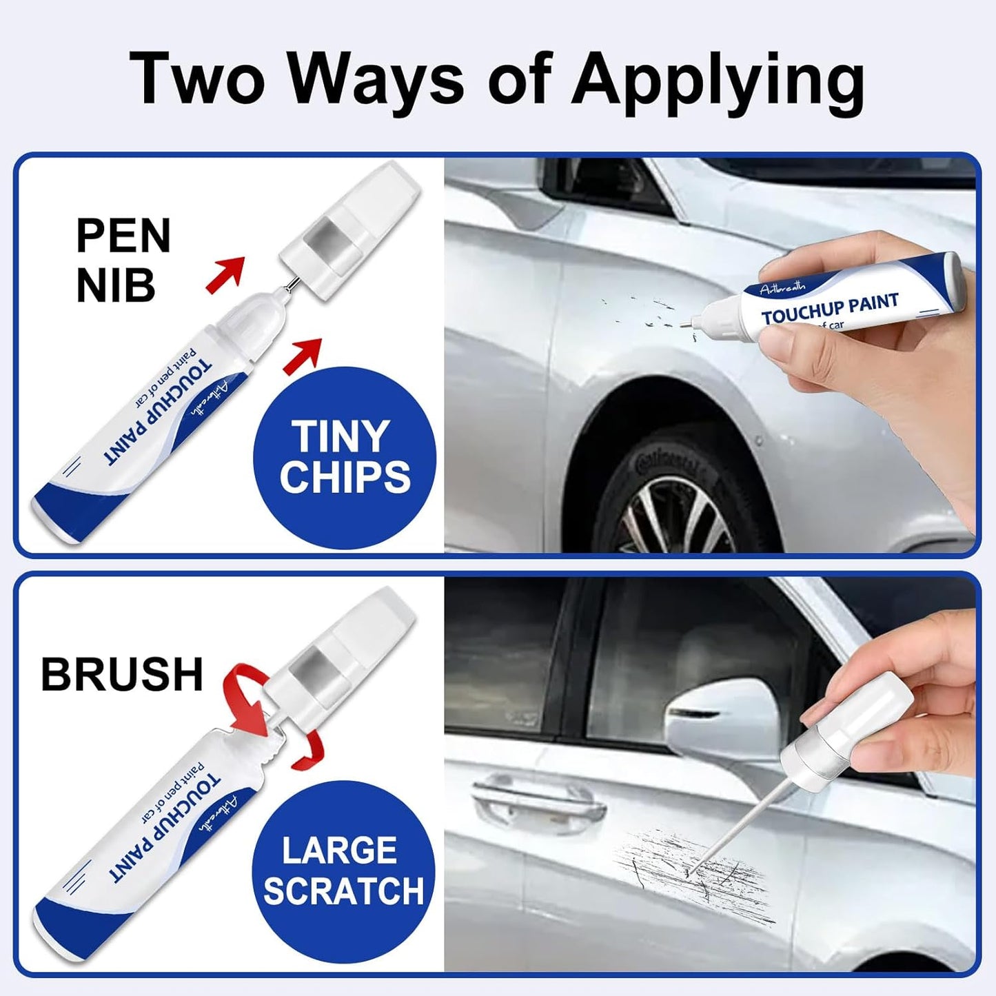 Canyon River Blue Metallic(B-640M) Touch Up Paint for Honda-Exact Match–Chips and Nicks Car Paint Scratch Repair Kit Automotive Paint Pen for CR-V/CIVIC/Accord/HR-V/Pilot/Odyssey/Ridgeline/Passport