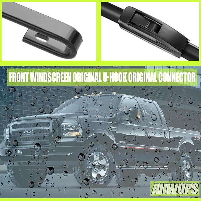 Front Wiper and Rear Wiper Blade Replacement for 2007-2012 Mazda CX-7, 2016-2021 Hyundai Tucson OEM Wiper Blades, Genuine Replacement (26“/16”/14” 3-Pack)