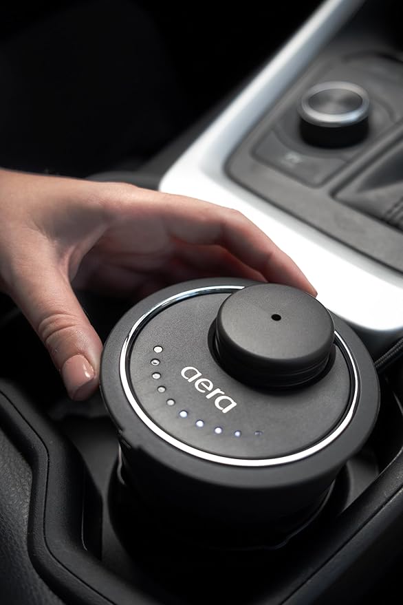 Aera Go New Car Fragrance Scent Refill - Notes of Leather and Oud - Works with the Aera Go Diffuser for Car