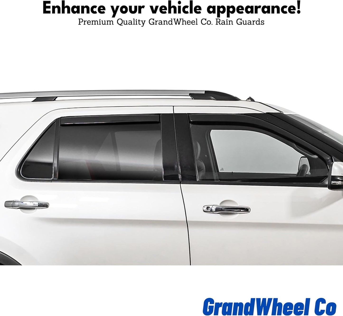Window Deflectors Smoke Tinted In-Channel Side Window Vent Visor Deflectors Rain Guards Compatible with Rogue 2021-2025 - 4pcs. GW0604