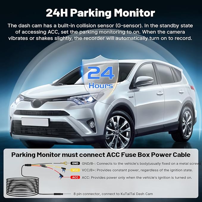 Front 4K +Rear 1080P Dash Cam for Honda CRV 2023 2024 2025 2026 Sport Touring EX EX-L Hybrid (Gen6), Dual Dashcam for CR-V, OEM Look, WiFi & APP, G-Sensor, Parking Monitor, 128GB Card-Grey